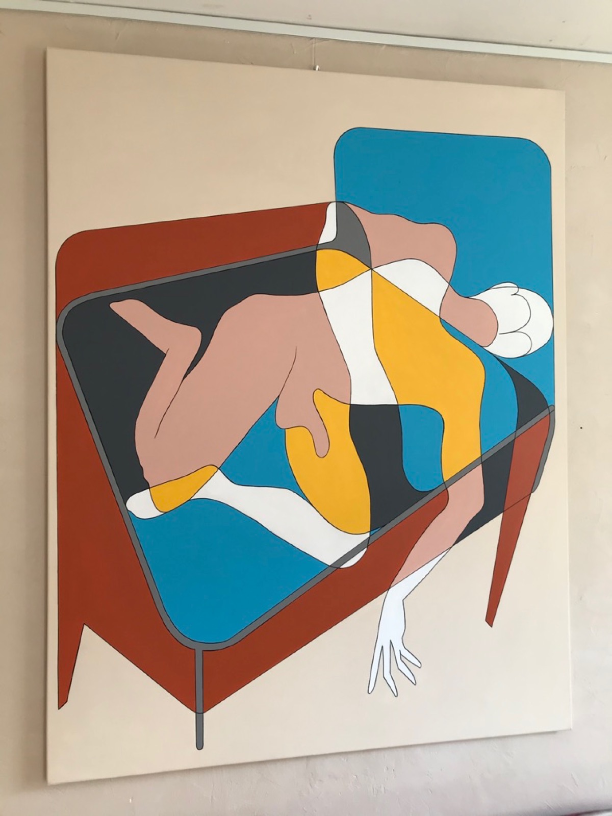 Bed (the unbearable vulnerability of being) - 155 cm x 120 cm
